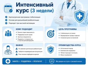 Реабилитация за 21 день в Верхней Салде